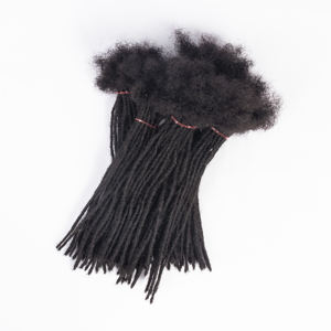 Precio al por mayor de alta calidad 100% cabello humano sin procesar rastas colores Locs para <span class=keywords><strong>Blackman</strong></span> - Product Image 5