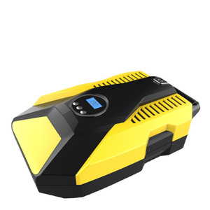 เครื่องสูบลมยางไฟฟ้าแบบพกพา กระบอกสูบคู่ 12V พร้อมหน้าจอดิจิตอล สำหรับใช้ในกรณีฉุกเฉิน - Product Image 1