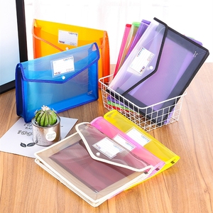 A3 A4 A5 FC Plastic <strong>File</strong> <strong>Folders</strong> Colorful Envelope <strong>Expanding</strong> <strong>File</strong> Wallet Organizer Documents <strong>Folder</strong> With Snap Closure and Pocket - Product Image 5
