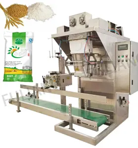 Máquina de embalagem de farinha totalmente automática, máquina embaladora de pellet de alimentação multifuncional máquinas de embalagem de arroz