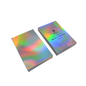 Cajas <span class=keywords><strong>de</strong></span> papel holográficas <span class=keywords><strong>de</strong></span> regalo para fiestas, paquete <span class=keywords><strong>de</strong></span> cosméticos, Dulces, <span class=keywords><strong>galletas</strong></span> <span class=keywords><strong>de</strong></span> boda, bolsas impresas con logotipo, crema para ojos, 50 Uds. - Product Image 6