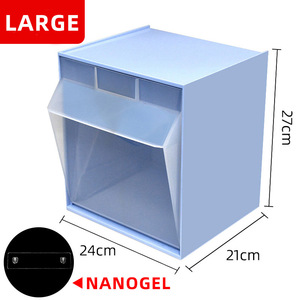 Stackable Durable <strong>Rectangle</strong> ABS Plastic Injection Molded Tilt Out Storage <strong>Bin</strong> for Medical Consumable Wall-mounted Use - Product Image 5