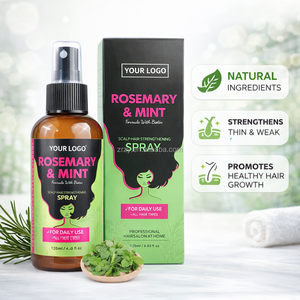 Sérum Capillaire Bio Herbal OEM pour la Repousse, Végétalien, Nourrissant, à la Menthe et au Romarin, Prévention de la Chute des Cheveux, Huile Essentielle pour la Croissance Capillaire - Product Image 2