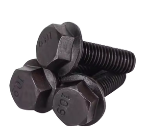 Industrial Grade Hex <b>Flange</b> Head <b>Bolts</b> M16 Fully Threaded Steel with Black Oxide/Zinc - Product Image 1