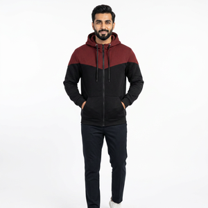 Sudadera con Capucha Unisex de Algodón y Felpa Personalizada, Corte Regular, Estilo Urbano, Venta al por Mayor para Hombre, Teñido Liso para Invierno - Product Image 1