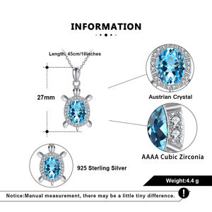 Oem personalizado Moda Hiphop joyería solitario <span class=keywords><strong>Franco</strong></span> 925 Cadena de plata esterlina tortuga serpiente cadena Rosario collar Cz circón - Product Image 6