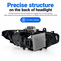 Bloc optique avant Full-LED amélioré, feux de jour bicolores, lentille de projecteur modifiée, pour BMW Série 4 F32 2014-2020