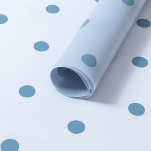 Papier d'emballage pour fleurs à pois et à pois pour la fête de Qixi, papier OPP imperméable, papier d'emballage pour bouquet de fleurs à bulles de cristal - Product Image 3