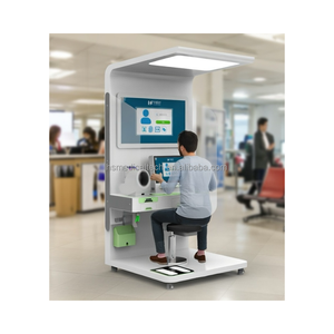 Huasheng Medical Ai telemedicine Smart All In One การตรวจสุขภาพ HS-S500ตู้ตรวจสุขภาพ - Product Image 1