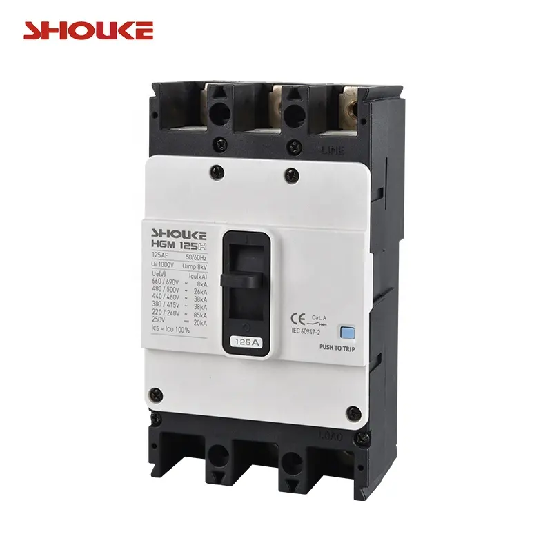 MCCB HGM 125A 3P TP mccb molded moulded case circuit breaker