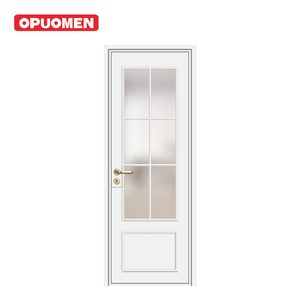 <span class=keywords><strong>Porte</strong></span> <span class=keywords><strong>de</strong></span> salle <span class=keywords><strong>de</strong></span> bain moderne en aluminium et verre avec grilles dorées champagne, finition <span class=keywords><strong>de</strong></span> surface pour hôtels et appartements - Product Image 2