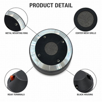 OEM/ODM Speaker Tweeter Pro 75mm Aluminium Hitam untuk Proyek Merek Speaker Grosir