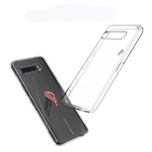 适用于华硕ROG phone 3的超薄手机壳高品质轻巧tpu透明透明后盖
