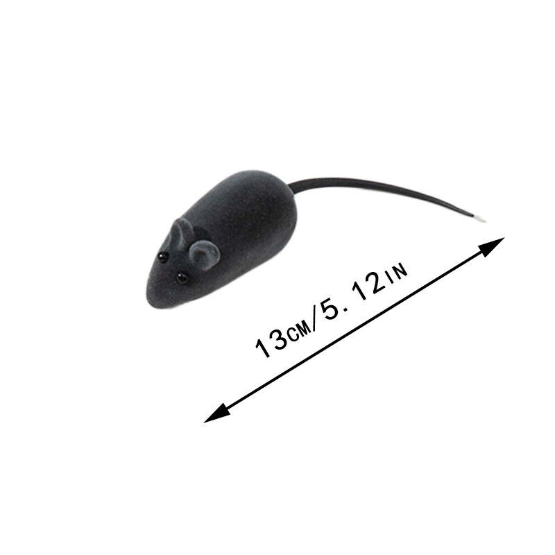 Souris en vinyle gris