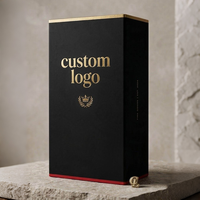 Caja de Presentación de Whisky Individual de Lujo Personalizada con Inserto de Espuma EVA para Bebidas Alcohólicas y Sets de Regalo de Licores