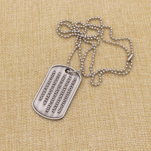 עיצוב לוגו מתכת חינם תליון תג כלב ייצור שרשרת אישית חרוט שם סגסוגת אבץ חיית המחמד - Product Image 4