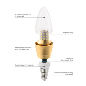 Nhà Máy Bán Buôn 7-12W Chất Lượng Cao <span class=keywords><strong>LED</strong></span> Ngô Ánh Sáng Tiết Kiệm Năng Lượng E14/E27 Nến Ánh Sáng Bóng Đèn Ngọn Lửa Ánh Sáng Bóng Đèn - Product Image 5