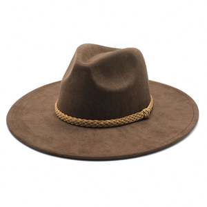 Nouvelle Arrivée 2025 – Chapeau Fedora en Polyester/Coton à Large Bord Style Jazz Panama Vintage – Casquette Unisexe Tendance pour Homme et Femme, Idéale pour Fêtes en Extérieur - Product Image 5