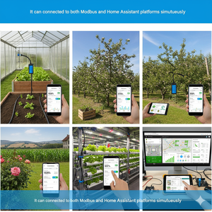 Sensor de Humedad del Suelo Modbus HA, Sensor de Proximidad del Suelo con Detección de CO2, Humedad, pH, CE, Nitrógeno, Fósforo y Potasio - Product Image 4