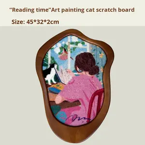 Lukisan minyak ramah lingkungan gaya pohon kucing terbuat dari bahan mewah - Product Image 4