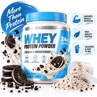 Poudre de Protéine de Lactosérum 24g Saveur Cookies & Crème Facile à Mélanger pour le Soutien Nutritionnel Post-Entraînement Fournisseur Fabricant OEM ODM