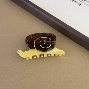 Pinzas de Pelo de Acetato con Diseño de Dibujos Animados, Pinza de Pelo con Forma de Girasol, Estrella, Caracol y Tiburón para Mujer - Product Image 5