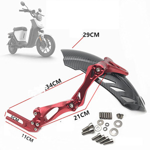 Extensor de Guardabarros de Rueda Trasera Ajustable, Material Plástico de Aleación de Aluminio y Fibra de Carbono para Motocicleta N1S U + B M2 009 - Product Image 3