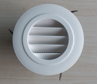 Grilles de ventilation rondes en plastique, 100 pièces, pour la cuisine, couvercle, plafond