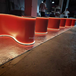 <span class=keywords><strong>Pintura</strong></span> Decorativa Espacial <span class=keywords><strong>de</strong></span> Diseño Moderno y Simple con Cinta Luminosa Artística Opaca Roja China para Vestíbulo <span class=keywords><strong>de</strong></span> Hotel, Villa o Empresa - Product Image 5