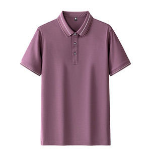 เสื้อโปโล ยูนิเซ็กส์ สีพื้น โพลีเอสเตอร์ แขนสั้น ชุดทำงาน สวมใส่ได้ทุกวัน - Product Image 4