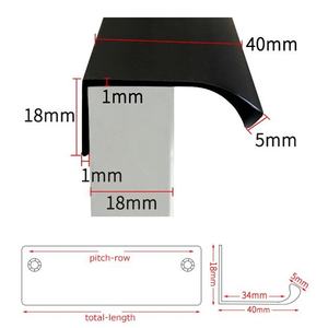96mm Factory Supply Wardrobe Kitchen Drawer Cabinet Handle Furniture Hardware Fashion Pulls Handles - Product Image 6
