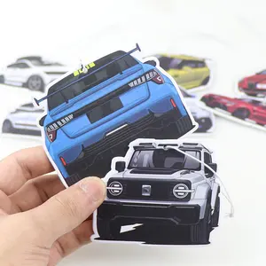 Hanging Car Air Freshener Car Shape Diy Air Freshener Paper Good Smell Custom Air Freshener