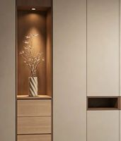 Étagère à chaussures en bois moderne, design écologique, construction durable, étagères modulaires réglables, capacité de plus de 50 paires, salon, hôtel, appartement