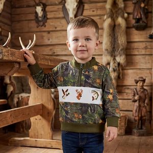 Sweat-shirt à fermeture éclair à manches longues pour bébé garçon, camouflage de <span class=keywords><strong>chasse</strong></span>, mélange de coton, <span class=keywords><strong>veste</strong></span> pour enfants automne-hiver - Product Image 3