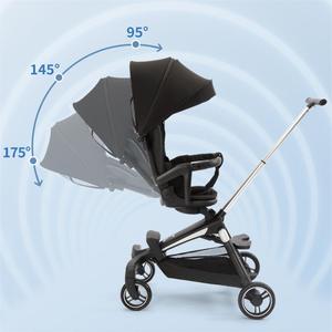 Xe Đẩy Em Bé Có Thể Ngồi Trên Bánh Xe Tạo Tác Cho Em Bé Nằm Có Thể Gập Lại Dễ Dàng Ghế Xe Đẩy Xoay 360 Độ - Product Image 5