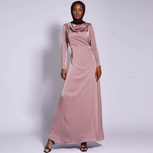 Nuova moda moderna abbigliamento etnico donne musulmane Abaya Maxi vestito caftano vestiti islamici Dubai Ramadan abito lungo da sera - Product Image 4