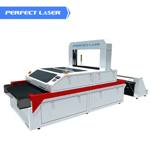 Venda quente perfeita do laser roupa dourado econômico fornecedores oferta especial tecido não metal CO2 Laser máquina de corte