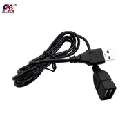Cable de Extensión USB Personalizado de 0.5M 1M 1.5M 2M, Tipo A Macho a Hembra, Cable de Alimentación USB 2.0 para Escáner