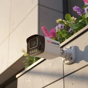 Caméra CCTV 48V avec alimentation PoE, objectif HD 4MP, prend en charge l'audio, compatible avec les enregistreurs NVR <span class=keywords><strong>Hikvision</strong></span> et Dahua, caméra IP extérieure en métal IP67 - Product Image 1