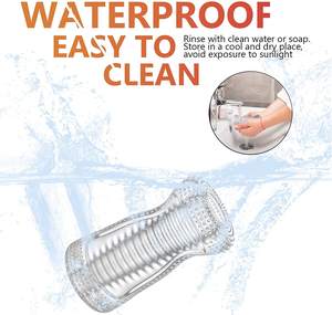 جهاز استمناء ذكري جديد رائج للرجال، ألعاب جنسية محمولة على شكل كوب مع نسيج مهبلي، مصنوع من مادة TPE، متوفر بالجملة - Product Image 6