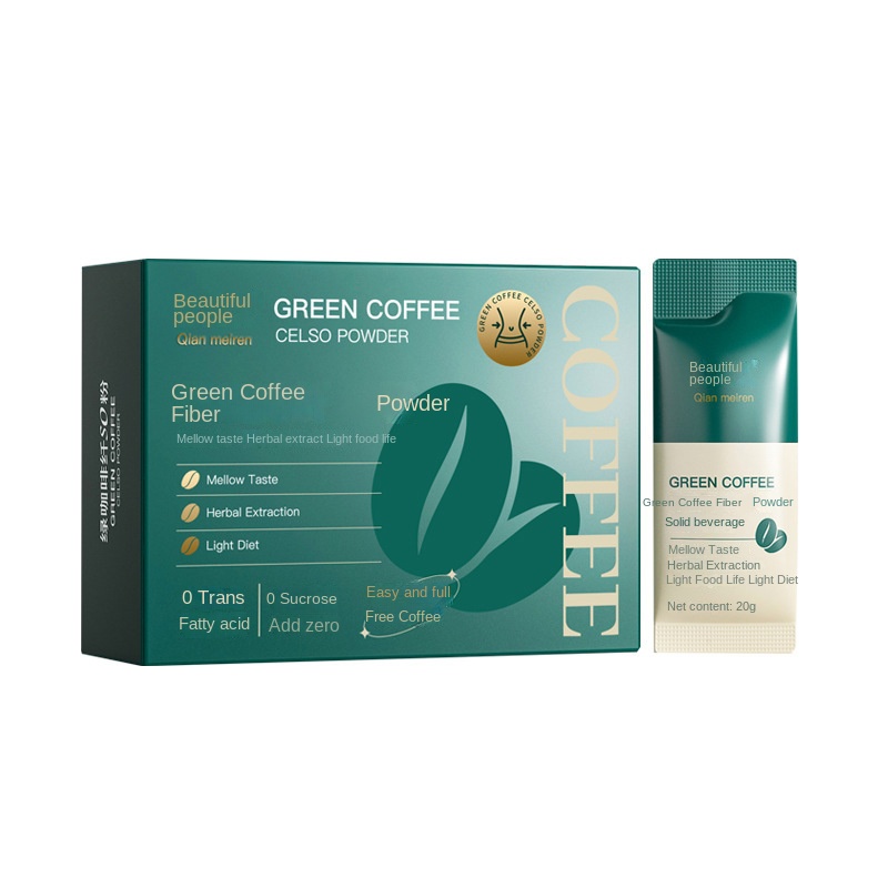 OEM Solid Beverage Satiety Substitute Bottle OEM Instant Coffee American Black Kidney Bean Green Coffee Beans Other Beverages