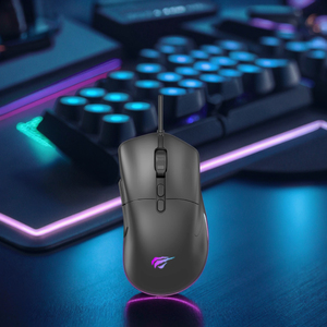 Havit ms954 OEM tùy chỉnh không dây Chuột chơi game Gamer cảm biến quang học Trọng lượng nhẹ RGB Backlit chương trình chuột cho PC máy tính xách tay - Product Image 5