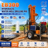 Machine de forage de puits d'eau 300M robuste, directement de l'usine, pour les entrepreneurs en forage de puits