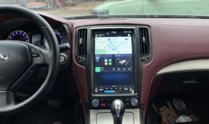 Pour Infiniti G25/G35/G37 2004-2013 Écran tactile 12,1 pouces Lecteur multimédia de voiture GPS TV USB CarPlay Android Auto Montage sur tableau de bord Navigation - Product Image 2