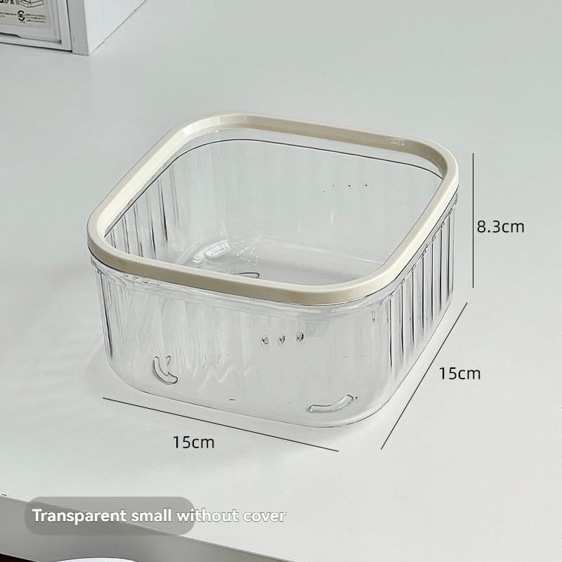 Transparente Pequeño sin Tapa