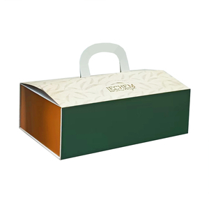 Cajas Rectangulares de Papel Reciclable de Lujo para Pasteles, con Logotipo Personalizado, Contenedor para Cupcakes de Té de la Tarde, Ventana Transparente, Laminado Mate - Product Image 6
