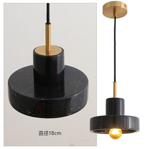 โคมไฟห้อยเพดานหินอ่อนสไตล์นอร์ดิกมินิมอลโมเดิร์นธรรมชาติ สำหรับร้านอาหาร บาร์ คาเฟ่ โชว์รูม - Product Image 4