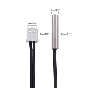 B3950 10k NTC thermistor cảm biến nhiệt độ 5*25mm với XH2.54 kết nối với <span class=keywords><strong>3</strong></span> mét cáp - Product Image 4