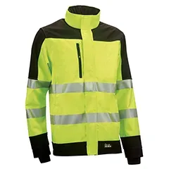 Windbreaker <b>Jackets</b> - HVS9910B S Frigate - Color: Black / Yellow - This <b>high</b>-<b>visibility</b> <b>softshell</b> <b>jacket</b> has been - Product Image 5