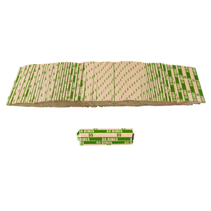 Enveloppes pour pièces de monnaie Green Dimes, 105 pièces, papier kraft de haute qualité, identification par couleur ABA, faciles à utiliser, sacs de tri pour pièces de monnaie - Product Image 4